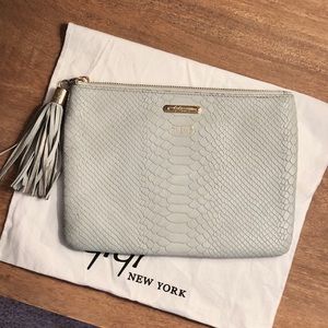 Gigi New York All in One Bag in Embossed Python
